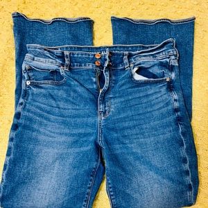 American eagle jeans high rise artist flare 14S